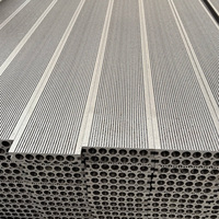 Dek Lantai WPC Satu Lapis Gaya Hyundai Anti-Selip Tahan Kelembapan Sistem Interlocking untuk Patio & Teras