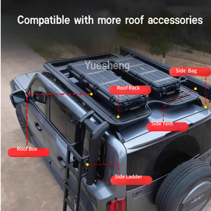 Portaequipajes de Techo <span class=keywords><strong>para</strong></span> <span class=keywords><strong>Auto</strong></span>, Plataforma de Aluminio <span class=keywords><strong>para</strong></span> Equipaje, Portaequipajes <span class=keywords><strong>para</strong></span> Jetour T1, Accesorios <span class=keywords><strong>para</strong></span> Portaequipajes de Techo - Product Image 5