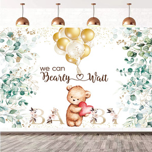 Artículos para Fiesta de Cumpleaños de Niño - Fondo de Selva Tropical para Safari, Accesorios para Cabina de Fotos de Baby Shower, Fotografía de Animales de la Selva - Product Image 1