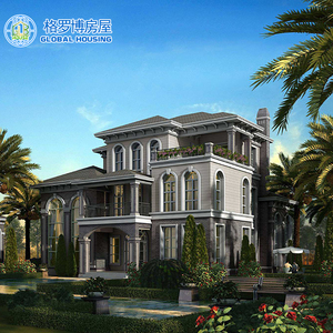 Hiện đại phong cách Châu Âu ánh sáng thép prefab nhà kit của Trung Quốc Modular nhà/biệt thự cho Tiny nhà - Product Image 1