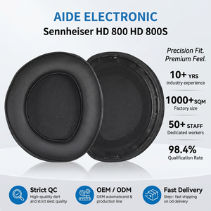 Coussinets d'oreille <span class=keywords><strong>HD</strong></span> 800 <span class=keywords><strong>800S</strong></span> de remplacement de qualité supérieure compatibles avec les écouteurs Sennheiser <span class=keywords><strong>HD</strong></span> 800 <span class=keywords><strong>HD</strong></span> <span class=keywords><strong>800S</strong></span> - Product Image 1