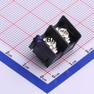 KF7.62-2P Barrier Terminal Block Through hole Component (THT),P=7.62mm Connector Two Sides 7.62mm 1x2P Straight Pin - Product Image 1