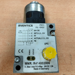 Regulador de acción directa AVENTICS ED05 original, superventas, tipo Poppet R414002005 (ED05-000-060-010-1M12A) Nuevo y original R414002005 - Product Image 1