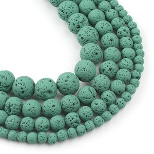 Perle in Pietra Lavica Pomice Rocciosa all'Ingrosso a Basso Costo, Perle in Pietra Lavica Nera di Gemma <span class=keywords><strong>Naturale</strong></span> per la Creazione di Gioielli - Product Image 6