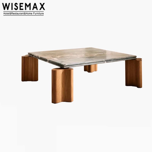 Meubles WISEMAX, table basse moderne et luxueuse en marbre naturel, table d'appoint, cuisine, hôtel, salon, meubles pour la maison - Product Image 6