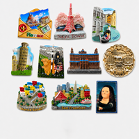 Aimant de réfrigérateur promotionnel en résine, badge magnétique personnalisé, cadeaux souvenirs de lieux emblématiques, Japon, Corée, Europe, Thaïlande, Italie, souvenir touristique