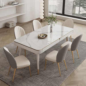Meubles d'école au design moderne et coloré, ensembles de tables à manger à quatre places - Product Image 3