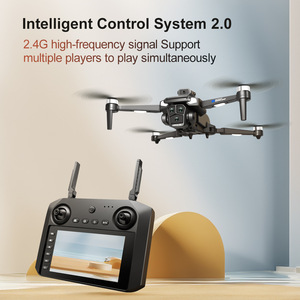 Dropshipping Shopify Brushless Motor Aircraft With 4.5 Inch Screen <b>Remote</b> Control Obstacle Avoidance Aerial Quadcopter - Product Image 3