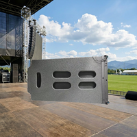 Haut-parleur Line Array externe à trois voies de performance professionnelle de grande envergure, série LS3 MRL, avec aimant néodyme, 8 Ohm 250W, enceinte en bois LF
