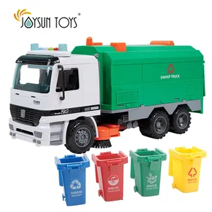 רכב צעצוע משאיות עם אורות וצליל פלסטיק הנדסת רכב צעצועי ילד