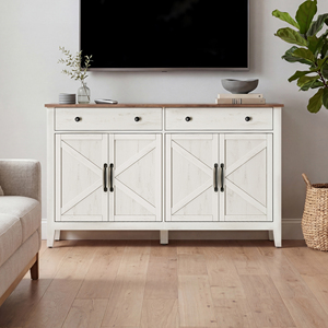 <span class=keywords><strong>VASAGLE</strong></span> Colección LIRY, Mueble <span class=keywords><strong>de</strong></span> Estilo Rústico con Cajones, Mueble <span class=keywords><strong>de</strong></span> <span class=keywords><strong>Almacenamiento</strong></span> con Puertas y Estante Ajustable - Product Image 3