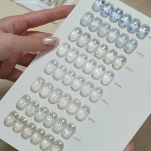 Vernis à ongles gel LADAI 24 couleurs, effet diamant blanc et paillettes, brillant et réfléchissant, pour fournitures de salon - Product Image 4