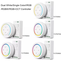 Miboxer fut036sa kits de contrôleur led couleur unique rond 2.4g s1 sunrise rf contrôle de gradation à distance DC12-24V 12A PWM gradateur 12V