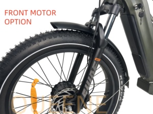 NOUVEAU 2025 Vélo Électrique Tout-Terrain à Suspension Intégrale, Pneus Larges 26 Pouces, Double Batterie, Moteur 48V 52V 60V 750W 1500W 2000W, Modèle TDE09Z - Product Image 6