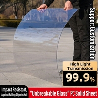 Plaque solide en polycarbonate B1, garantie 10 ans, transparente, protégée contre les UV, anti-âge, légère, prix d'usine