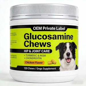 Complément alimentaire pour chiens à absorption rapide, sous forme de friandises à mâcher douces, pour la santé musculaire et osseuse, la prise de poids et la santé de la peau/du pelage, formes personnalisées, vente en gros - Product Image 4