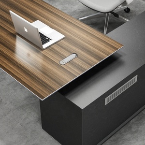 <span class=keywords><strong>Director</strong></span> Big Foshan Minimalist Marble Meeting Furniture European T Shape Acero y Mdf para trabajar Presidente Mesa de escritorio de oficina - Product Image 6