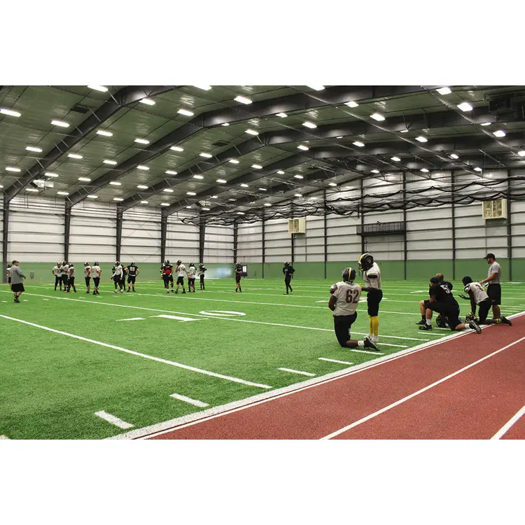 Moderne Stalen Structuur Gebouw Indoor Stadion Oplossing Voetbal Vloeren Speeltuin