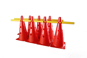 Bán Chạy Mũ Tròn Bóng Đá Chất Lượng Cao Nón Tập Luyện Nhanh Nhẹn Hình Nón Tập Luyện Nhanh Nhẹn PE Có Lỗ - Product Image 3