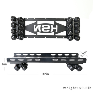 NSH nampan roda Boogie ringan kamera pintu Dolly Skateboard portabel dengan roda untuk Quad Dolly Track - Product Image 2