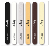 SunelPort SP-365 Outil à ongles Mini-bande de polissage 6x2cm Bloc éponge plastique double face ultra-fin pour polissage et nettoyage argent