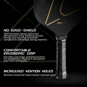 Pelota de Tenis de Fibra de Carbono con Logotipo Personalizado de Fábrica al por Mayor, Buen Rebote, 26/40 Hoyos, para Entrenamiento Deportivo en Interiores/Exteriores, Aprobada por la USAPA - Product Image 5