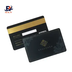 Custom membership card made integral PVC magnetic strip VIP card