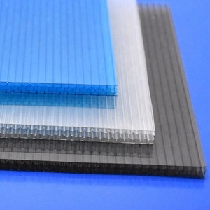 Haute résistance 8mm clair cellulaire pc <span class=keywords><strong>polycarbonate</strong></span> toit panneau en nid d'abeille feuille creuse à vendre - Product Image 6