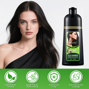 Shampoo Colorante <span class=keywords><strong>per</strong></span> <span class=keywords><strong>Capelli</strong></span> Noni Black, Produzione di Shampoo Tintura <span class=keywords><strong>per</strong></span> Coprire i <span class=keywords><strong>Capelli</strong></span> Grigi, Etichetta Privata <span class=keywords><strong>Senza</strong></span> <span class=keywords><strong>Ammoniaca</strong></span> - Product Image 4