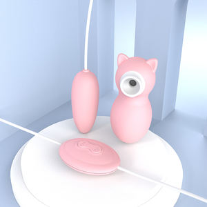 Dual-Head Mini Jumping Masturbator Voor Eitepel Sucker Met Clitoris Likken Met Vrouwelijke Seksspeeltjes Voor Twee Doeleinden - Product Image 3