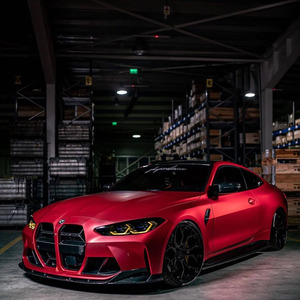 CARKOO Film de protection en PVC chromé Premium céramique mat anti-rayures Changement de couleur Enveloppe de voiture en rouge noir <span class=keywords><strong>bleu</strong></span> - Product Image 1