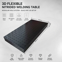 Plateforme de serrage modulaire nitridée à grille de trous de 28 mm pour table de soudage 3D et maintien de pièces de précision