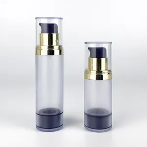 30ml 50ml 100ml White Refillable Airless Pump Bottle With Pump For Cosmetic