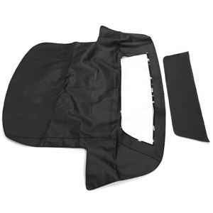 Pour <span class=keywords><strong>Chevrolet</strong></span> <span class=keywords><strong>C4</strong></span> <span class=keywords><strong>Corvette</strong></span> de 1986 à 1993 # Capote souple convertible noire COR86989 avec fenêtre - Product Image 3