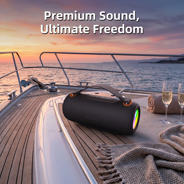 Xl09 30W Surge Power Wireless Speaker Dual Bass Diaphragms 4000mAh Battery IPX6 Waterproof for Outdoor Party Trip Use
