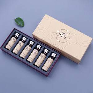 Boîte d'emballage de flacon de peptides recyclable à déchirure, écologique, kit de <span class=keywords><strong>test</strong></span> d'échantillons, boîtes en papier pour flacons avec séparateur - Product Image 1