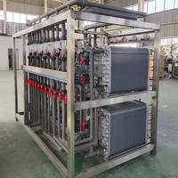 Système de purification d'eau ultra pure RO EDI de haute qualité avec contrôle automatique pour l'industrie manufacturière électronique