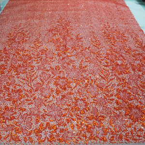 2025 mới cao cấp nhiệt ép sequin và ánh sáng lung linh bột vải ren cho đám cưới sang trọng và trang phục buổi tối - Product Image 5