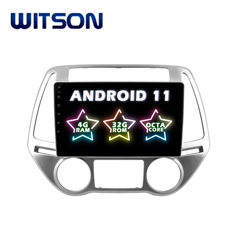 WITSON วิดีโอติดรถยนต์สำหรับ HYUNDAI I20 2013-2014,แอนดรอยด์11 4GB RAM 32GB ROM ในตัว CARPLAY ไร้สาย
