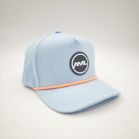 Casquettes de golf structurées en PVC et caoutchouc uni de haute qualité OEM, avec patch drapeau américain, pour hommes et femmes, casquettes de sport, casquettes de baseball