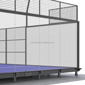 <span class=keywords><strong>Cancha</strong></span> de Pádel Móvil con Base Extraíble, <span class=keywords><strong>Cancha</strong></span> de Pádel Portátil Panorámica - Product Image 6