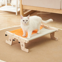 Hamaca de macramé de gato resistente para interiores, Cama de Gato montada en la pared duradera, asiento soleado de gatito adecuado tanto para ventana como para suelo