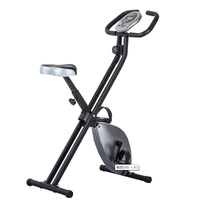 BESTGYM ODM/OEM Bicicleta de Ejercicio Plegable para Terapia Física, 15 kg, Ahorro de Espacio, Marco de Acero Portátil, 8 Niveles de Resistencia