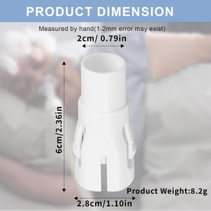 Adaptateur de tuyau pour connecteur de tube CPAP compatible avec l'<span class=keywords><strong>appareil</strong></span> de voyage <span class=keywords><strong>ResMed</strong></span> AirMini, accessoire universel CPAP AirMini - Product Image 5
