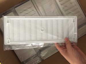 9''X3'' Fixed Fixed White <strong>Plastic</strong> Air Louvre <strong>Vent</strong> <strong>Cover</strong> - Product Image 5