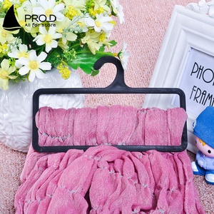 Quảng Trường Hai Lớp Đen Khăn Đứng Nhựa Scarf Hanger Organizer - Product Image 5