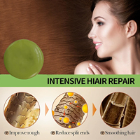 Shampooing solide écologique Savons naturels à base de plantes végétaliens faits à la main Contrôle de l'huile de parfum Ensemble de bar après-shampooing solide au romarin