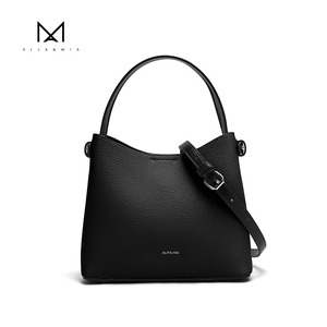 Sac seau hobo minimaliste en cuir PU à motif croisé, convertible avec poignée supérieure, sacs à bandoulière pour le quotidien, sac à main décontracté pour femme - Product Image 3