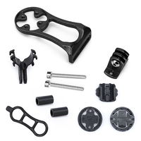 Dudukan Komputer Sepeda dari Aluminium Alloy 5in1 Multifungsi Tahan Air IPX7, Penyangga GPS & Kamera, Braket Stang Depan untuk Sepeda Jalan Raya