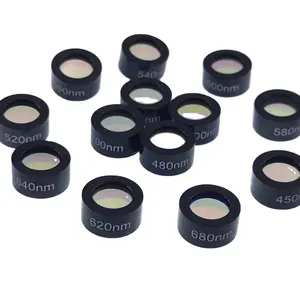 Optik cam tedarikçisi özelleştirilmiş filtreler rf alçak geçiren 520nm dar bant geçiş filtresi